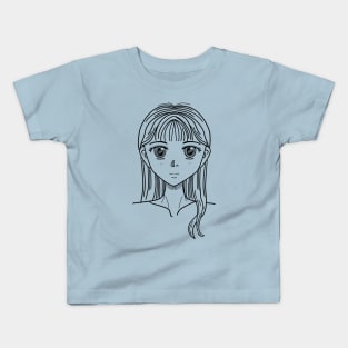 Face girl Kids T-Shirt